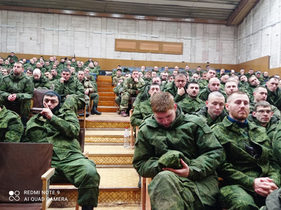 В Наро-Фоминске прошла встреча с мобилизированными военнослужащими 
