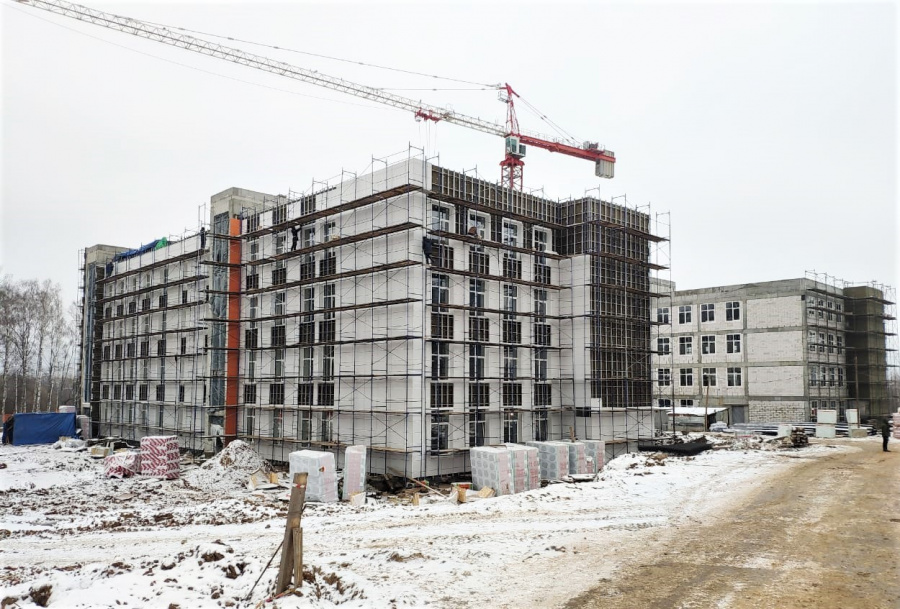 Строительство школы на 825 мест в Наро-Фоминске завершат к 1 сентября 2021 года