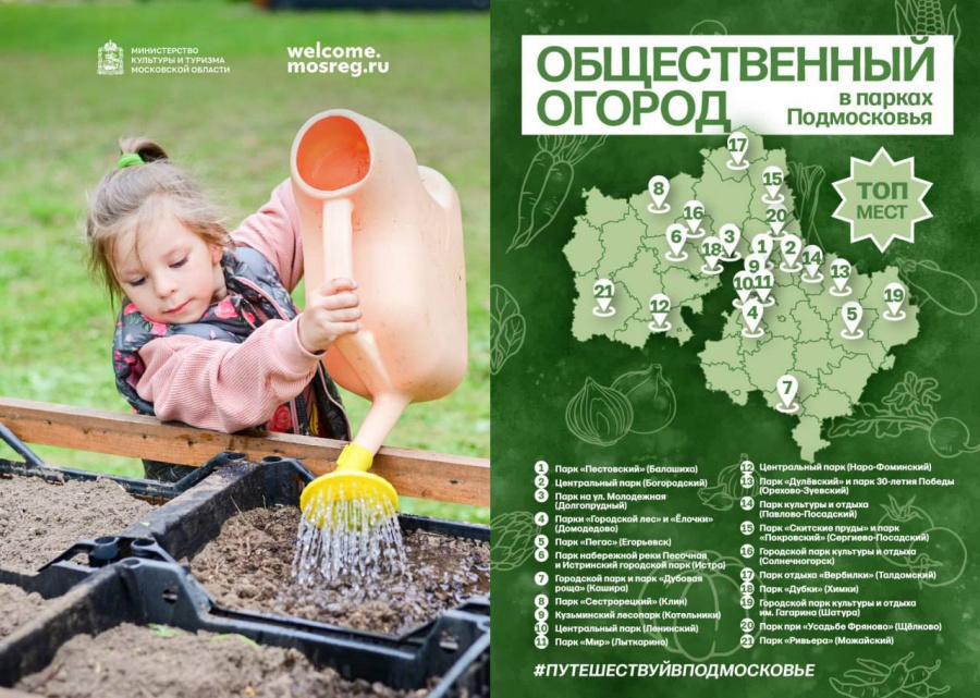 Проект «Общественный огород» снова в парках Подмосковья