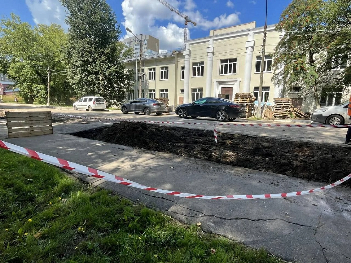 70-миллиметровый снаряд времен Великой Отечественной войны нашли  строители-дорожники при работах в центре города Наро-Фоминск