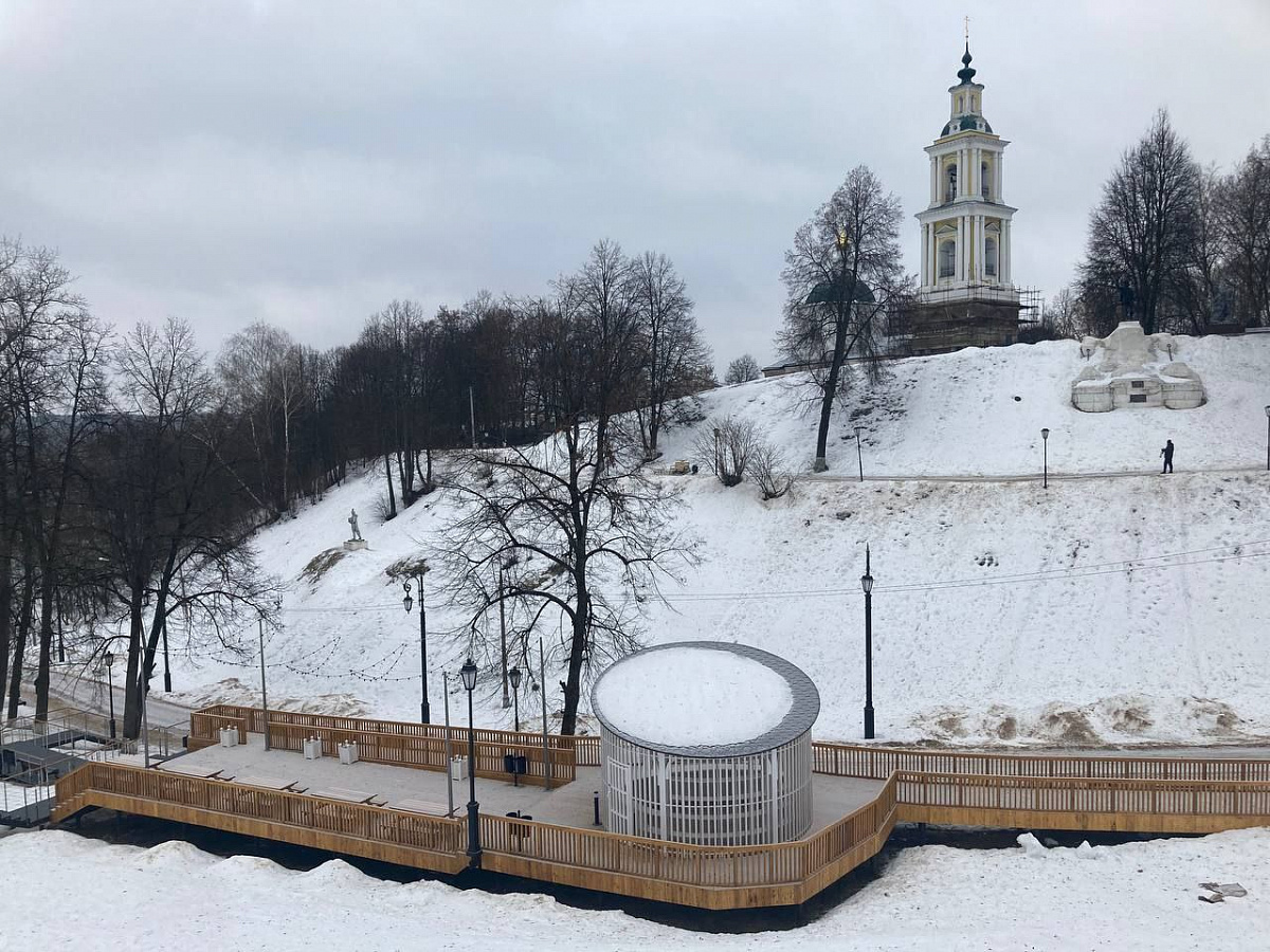 Благоустройство в центре города Верея